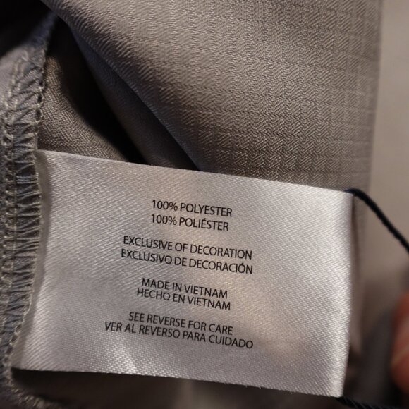 Eddie Bauer Short Sleeve Fishing Shirt Men’s Large Stone Gray Performance Vented - Picture 8 of 10